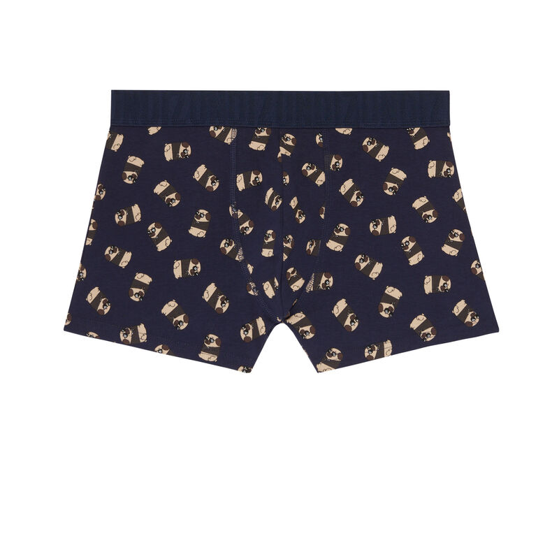 boxer à motifs chien - marine boxer à motifs chien - marine;