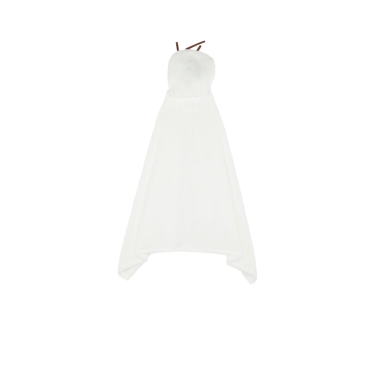 Poncho blanc olafiz Poncho blanc olafiz;