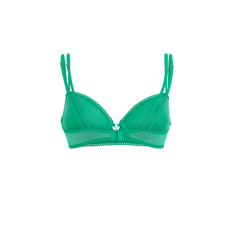 Soutien-gorge ampli vert émeraude lurexiz vert.