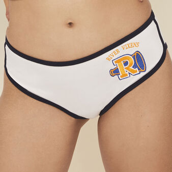 Shorty en coton licence rverdale riverdaliz blanc.