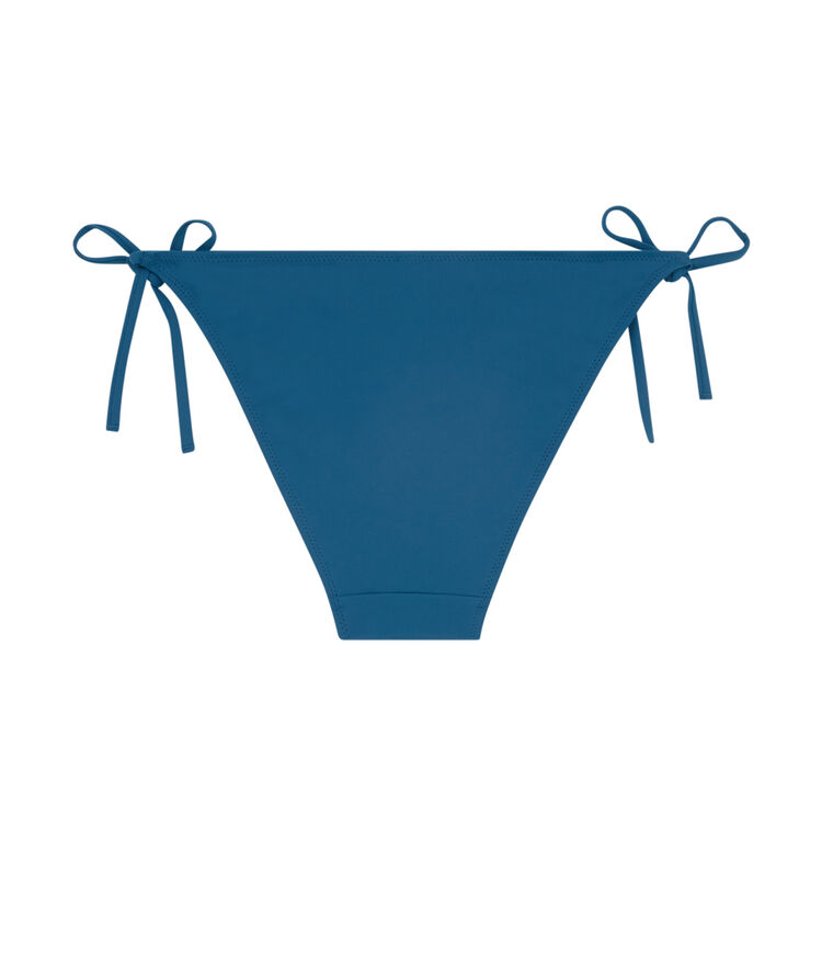 Bas de maillot de bain bikini uni - bleu canard bleu canard.