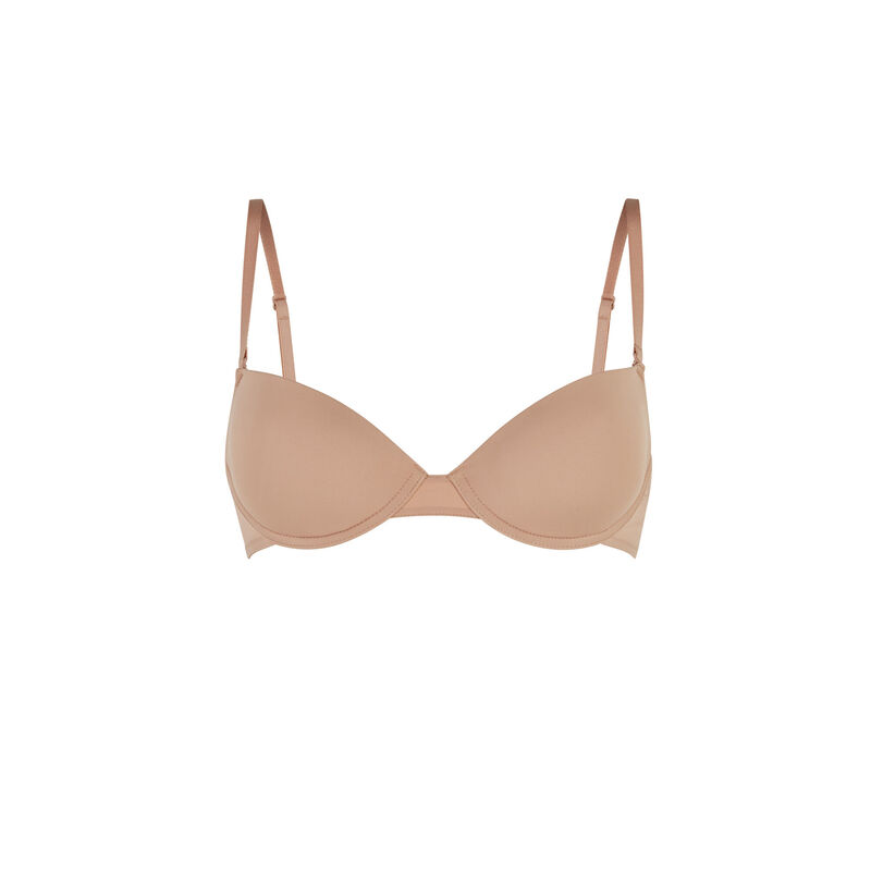 soutien-gorge ampliforme en micro - nude soutien-gorge ampliforme en micro - nude;