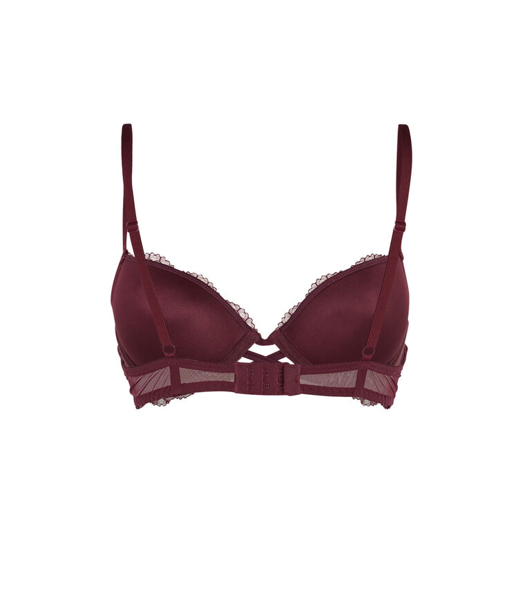 Soutien-gorge push bordeaux everydayiz bordeaux.