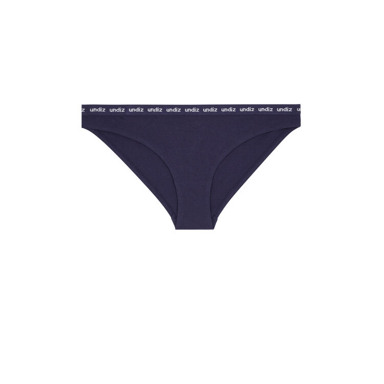 Culotte en coton bio teeniz bleu marine.