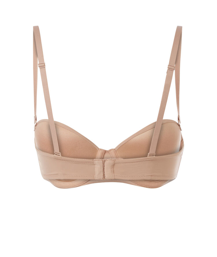 Soutien-gorge bandeau chair micro skin.