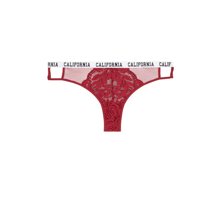 Tanga en dentelle détail bande westcoastiz Tanga en dentelle détail bande westcoastiz;