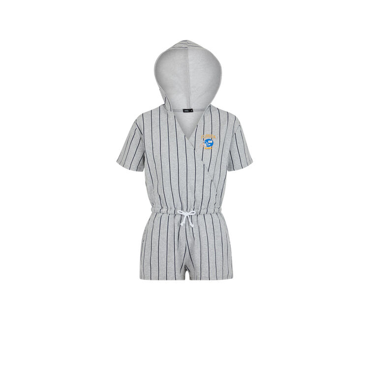 Combi short à manches courtes rivervixiz gris.