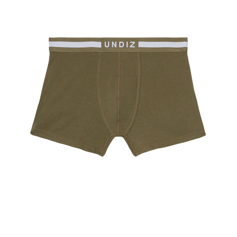 boxer uni en coton - vert boxer uni en coton - vert;