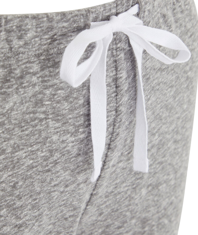 Pantalon en jersey lexiquiz gris.