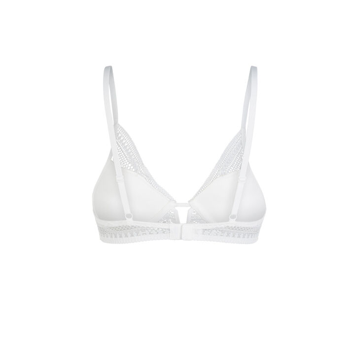 Soutien-gorge bustier push blanc elenoriz biały.