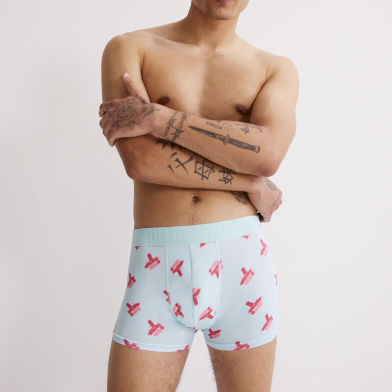 boxer à motifs pistolet à eau - turquoise boxer à motifs pistolet à eau - turquoise;