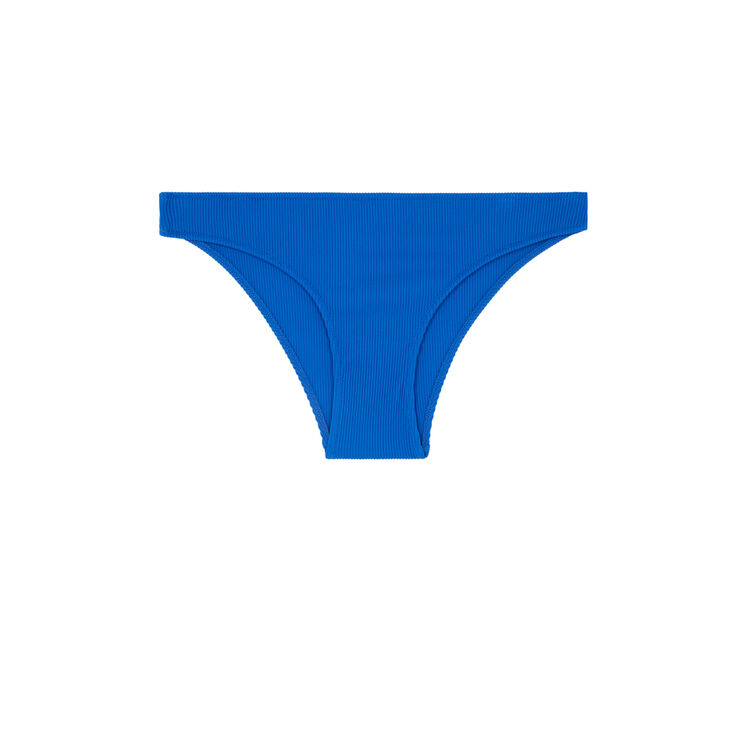 Slip maillot de bain bleu gaufriz Slip maillot de bain bleu gaufriz;