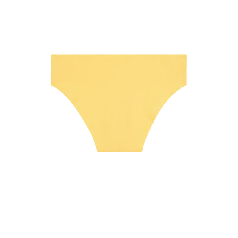 Shorty uni en coton - jaune pastel Shorty uni en coton - jaune pastel ;