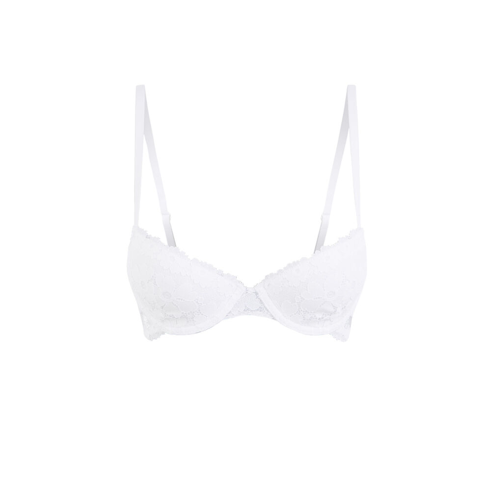 Soutien-gorge ampli dentelle detail camo coloramadiz blanc.