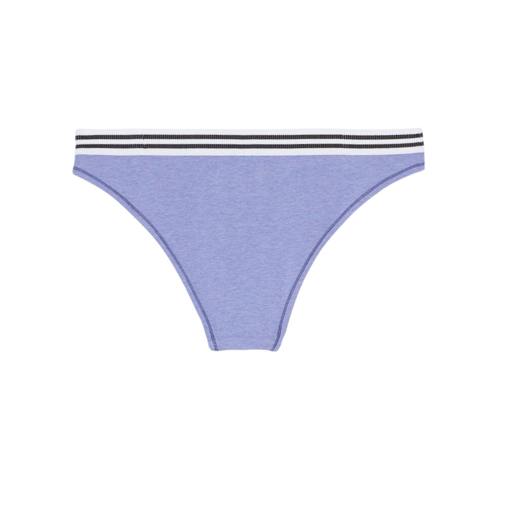 Culotte à bande élastique en coton - bleu ciel bleu.
