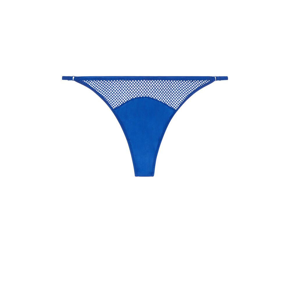 String en tulle - bleu roi bleu.