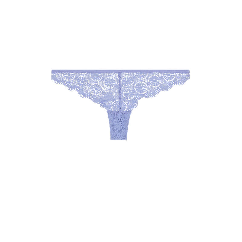 tanga en dentelle - bleu ciel tanga en dentelle - bleu ciel ;