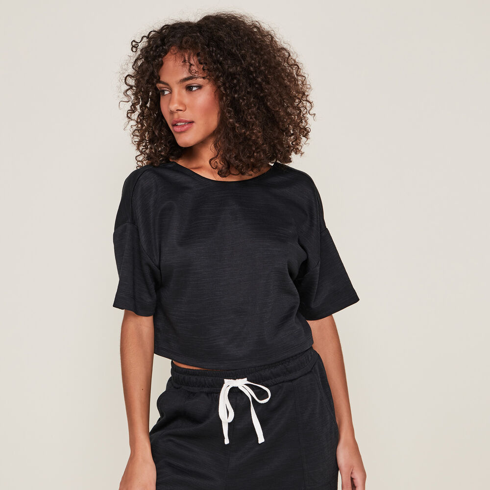 Top ouverture au dos merightiz noir.