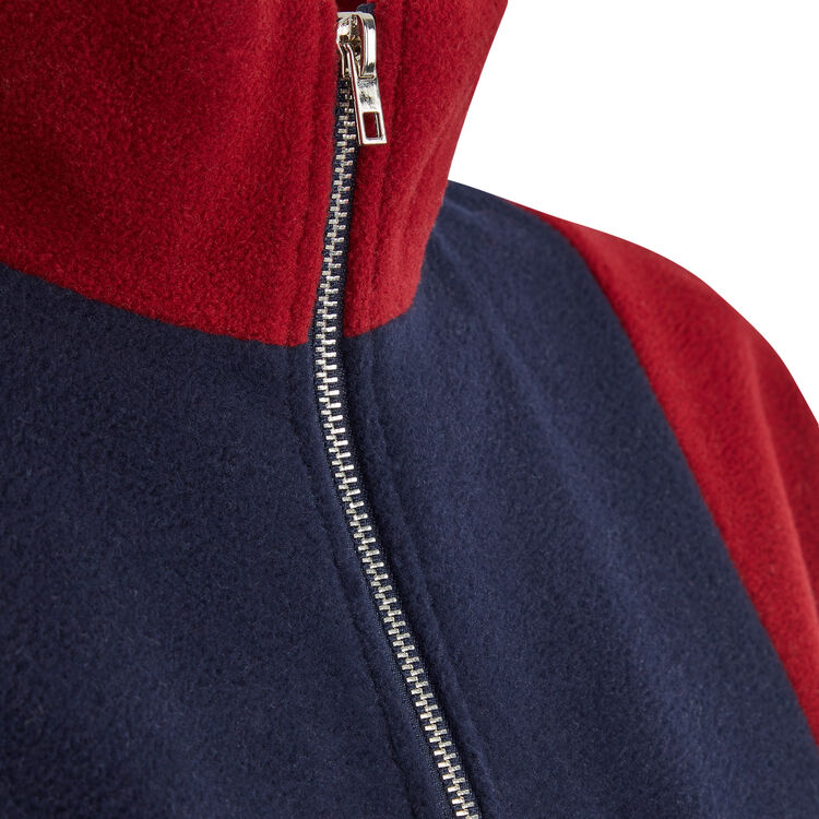Sweat détail zip raclettiz bordeaux.