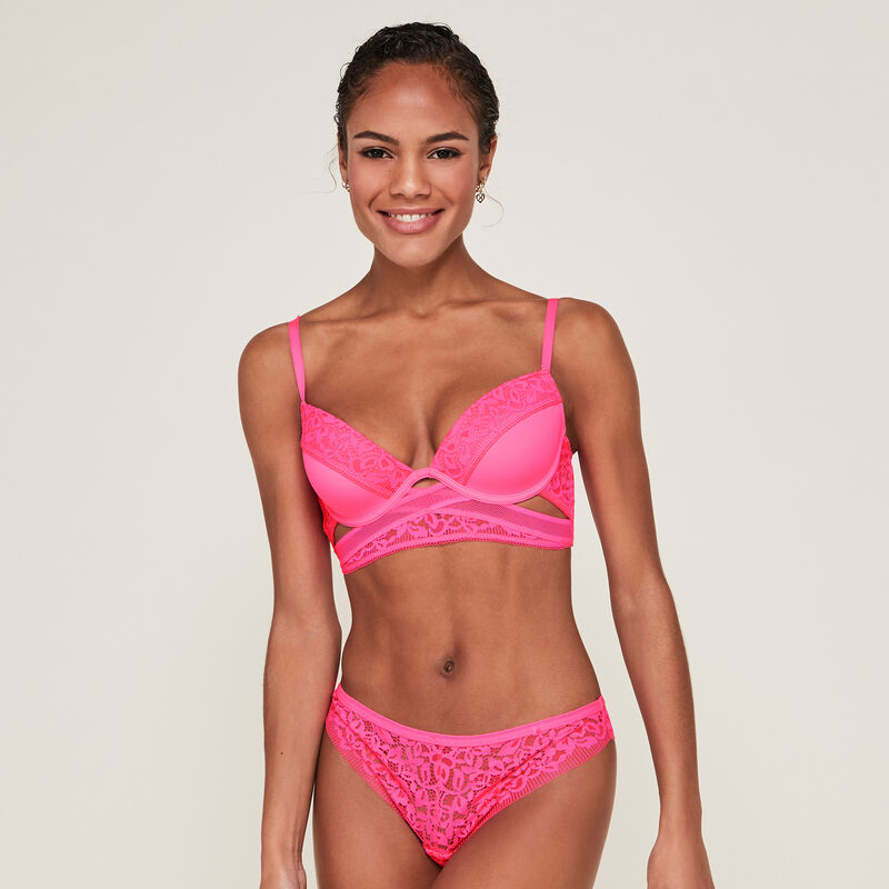 Soutien-gorge ampli bustier - rose Soutien-gorge ampli bustier - rose;