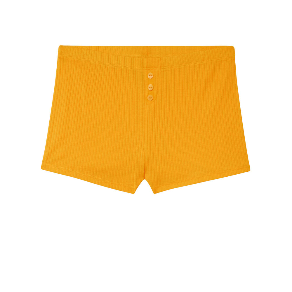 Short court uni - mangue orange.