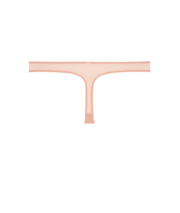 String dentelle revoltiz rose poudré.