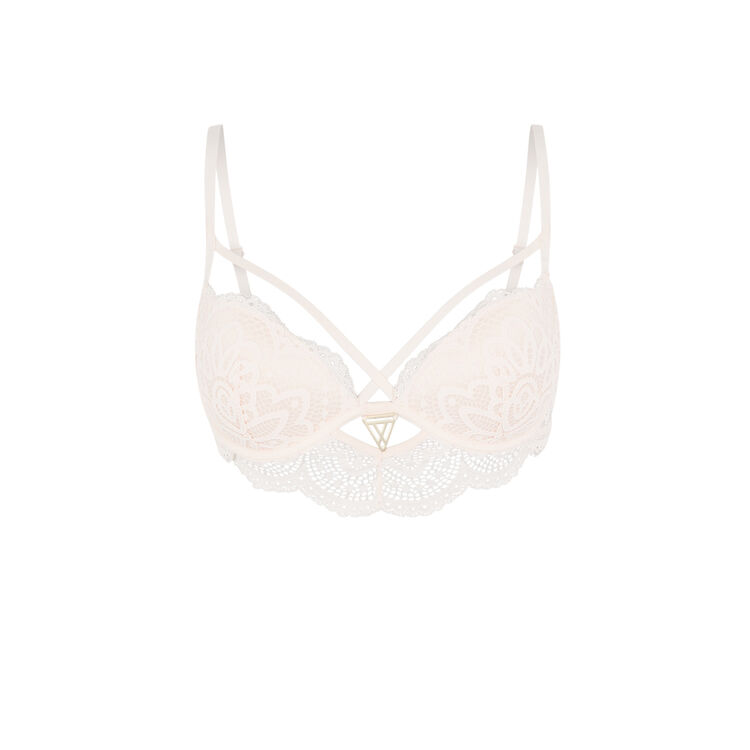Soutien-gorge bustier push couleur pêche precieusiz Soutien-gorge bustier push couleur pêche precieusiz;