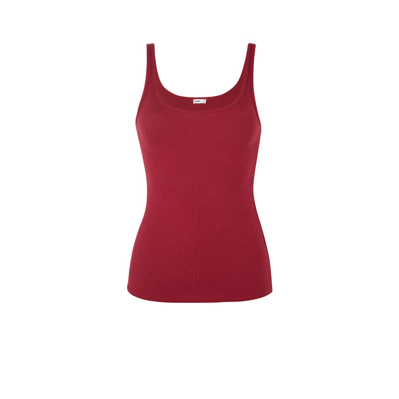 Top débardeur en jersey uni debidiz Top débardeur en jersey uni debidiz ;