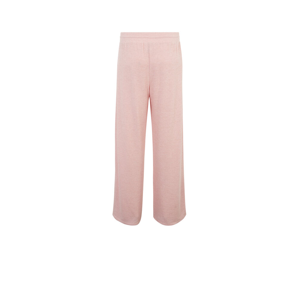 Pantalon ample et cordon à nouer - rose rose.