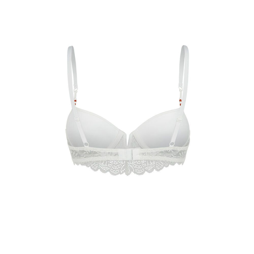 Soutien-gorge push-up - blanc blanc.