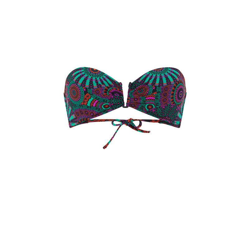 Haut de maillot de bain bandeau - violet Haut de maillot de bain bandeau - violet;