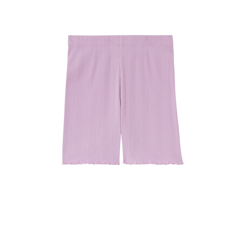 short côtelé en jersey - lilas short côtelé en jersey - lilas;