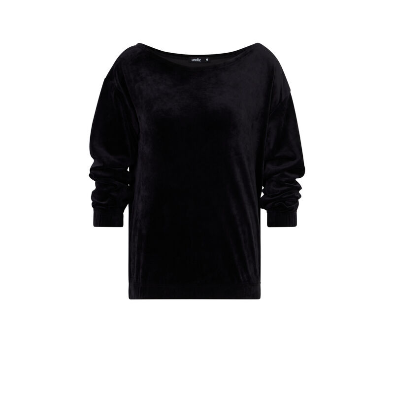 Sweat en velours - noir Sweat en velours - noir;