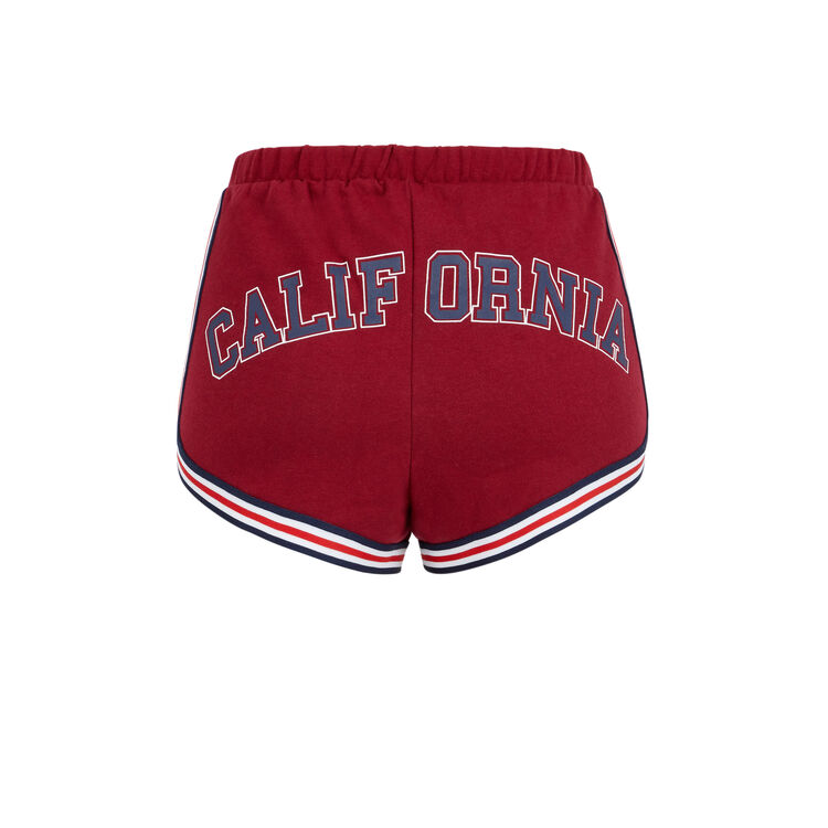 Short message brodé californiz bordeaux.