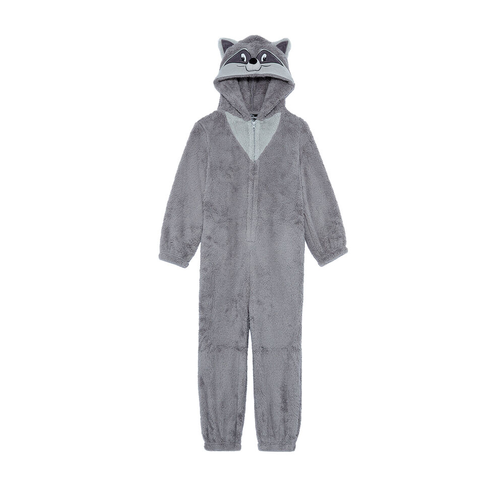 Combinaison polaire meeko kid - gris gris.