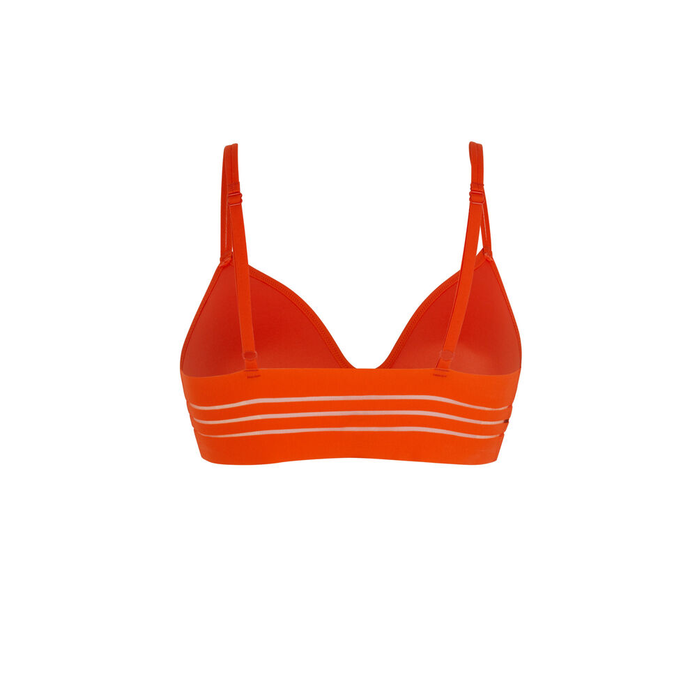 Soutien-gorge ampli sans armatures - orange orange.