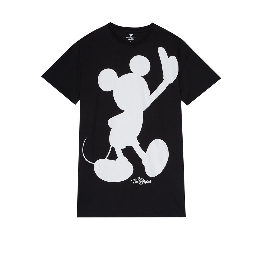 Tunique à imprimé mickey - noir noir.