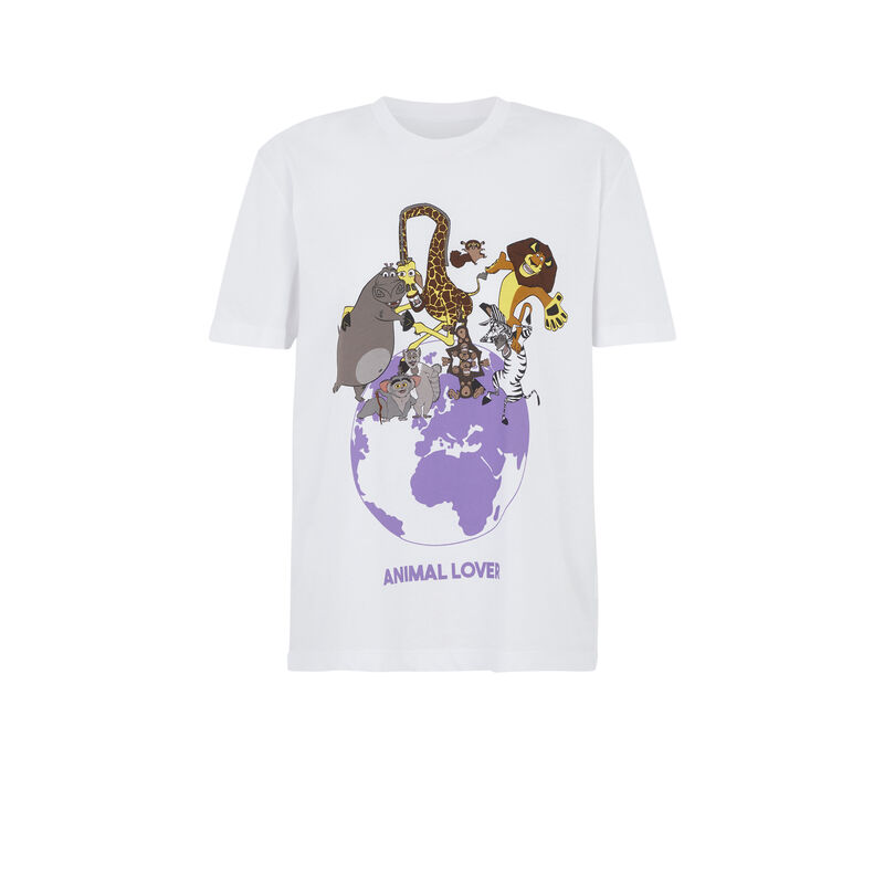 Top à manches courtes print animaux animaloviz Top à manches courtes print animaux animaloviz;