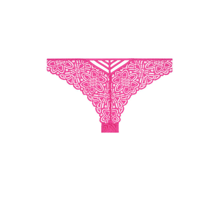 Tanga dentelle marceliz fushia.