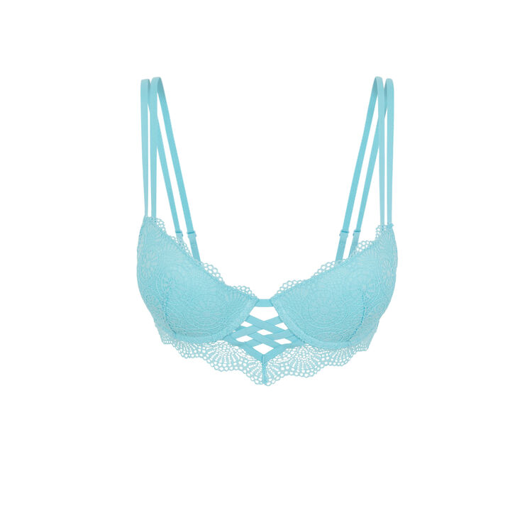 Soutien-gorge bustier push bleu ciel totoiz Soutien-gorge bustier push bleu ciel totoiz;