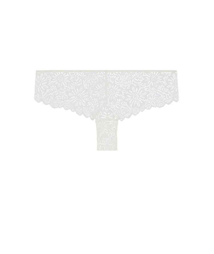 Shorty en dentelle - blanc blanc.