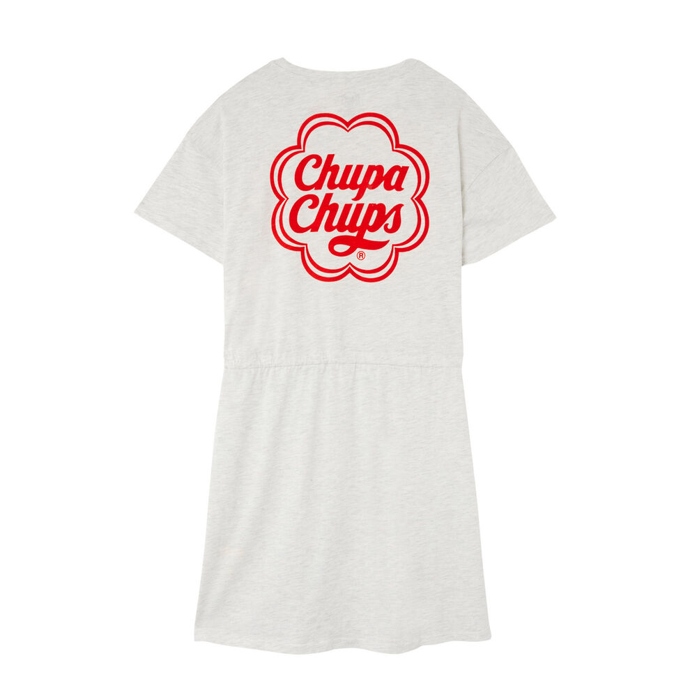 Robe nouée chupa chups - gris chiné gris.