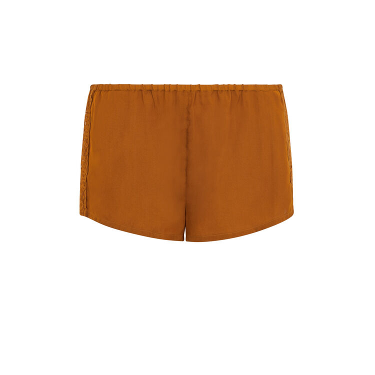 Short satin dentelle cote newjimacquiz camel.