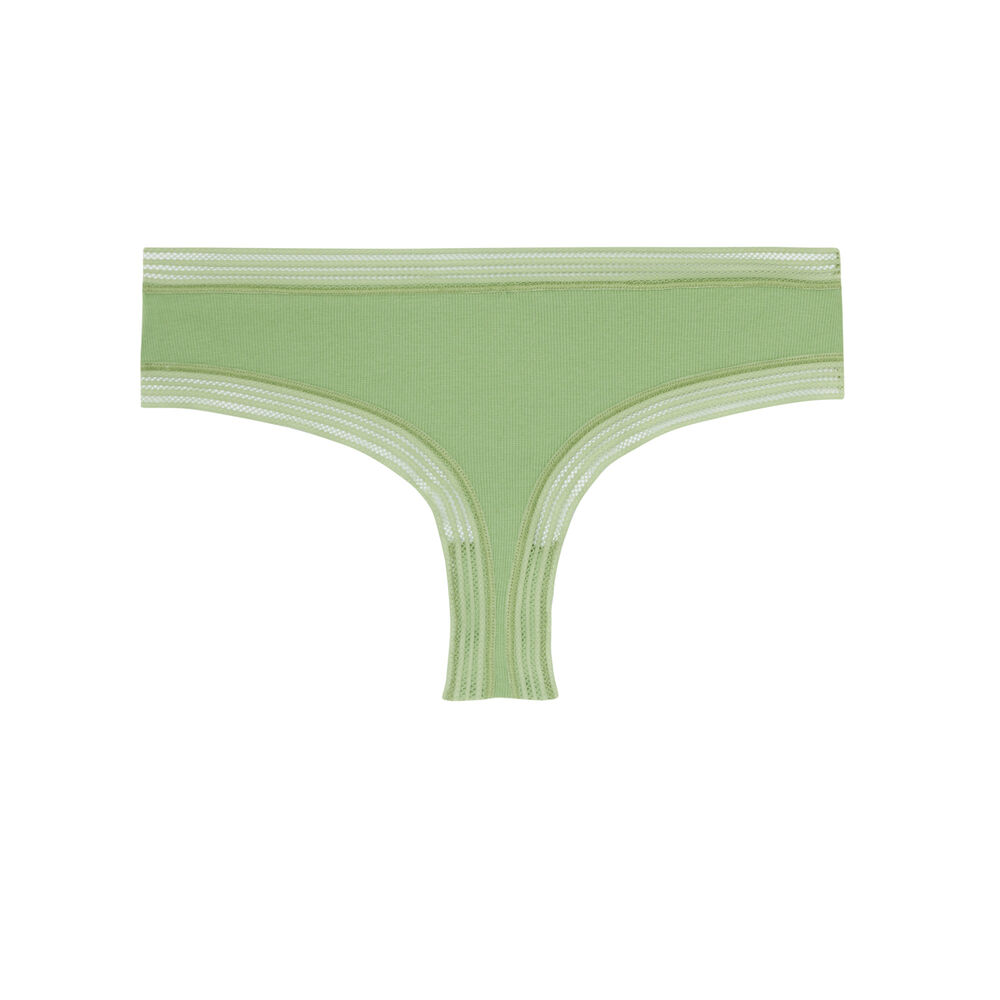 Shorty bords dentelle - vert vert.