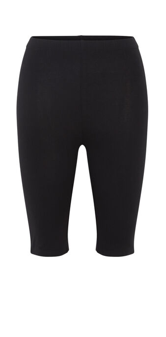 Cycliste en jersey uni longkimmiz noir.