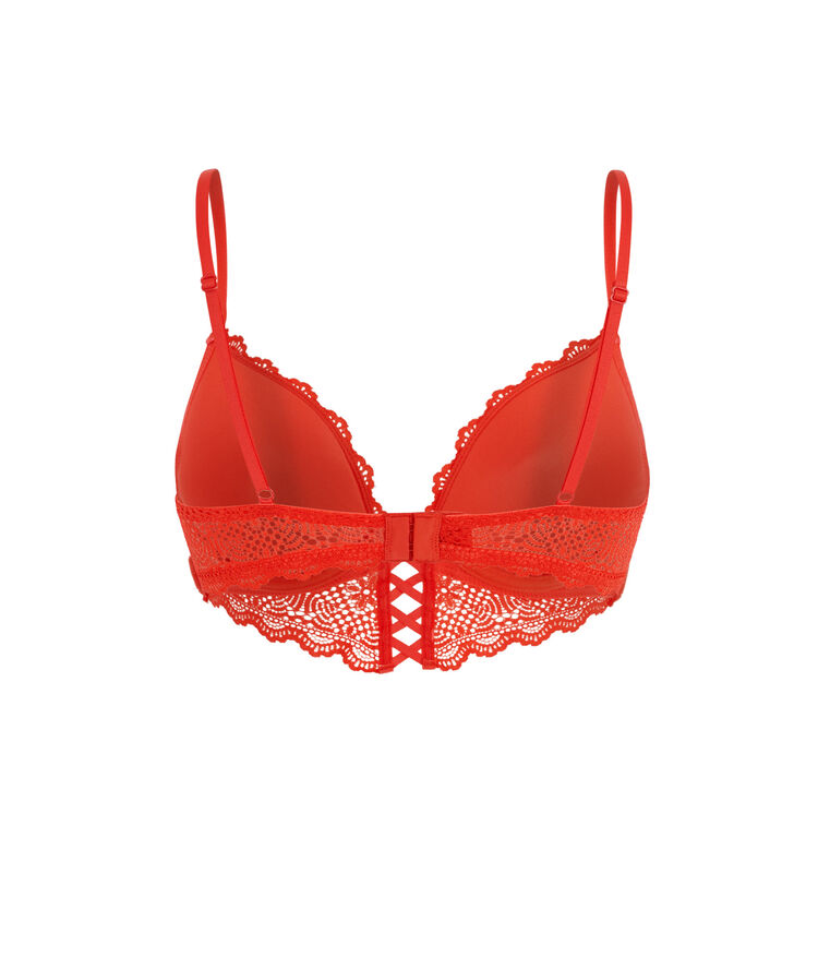 Soutien-gorge mahaliz bustier push rouge mahaliz rouge.