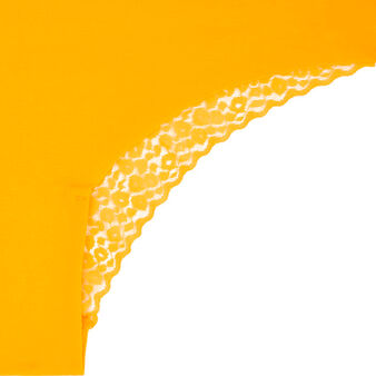 Shorty en coton uni clintangiz safran.