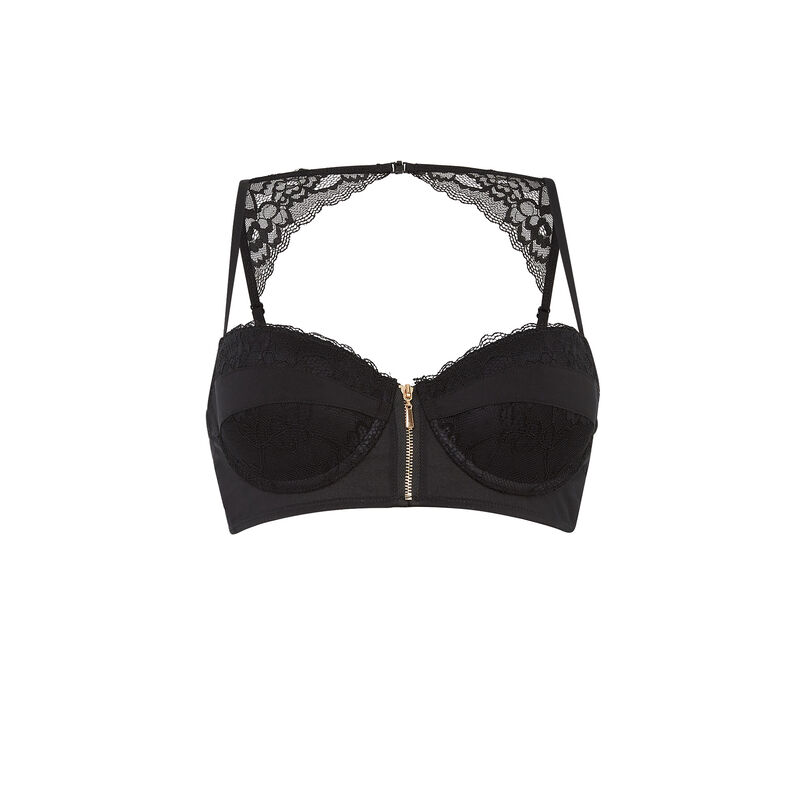 Soutien-gorge noir cutoutiz Soutien-gorge noir cutoutiz;
