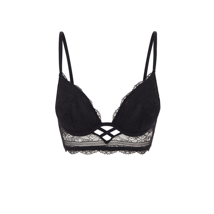 Soutien-gorge v push dentelle everydayiz noir.