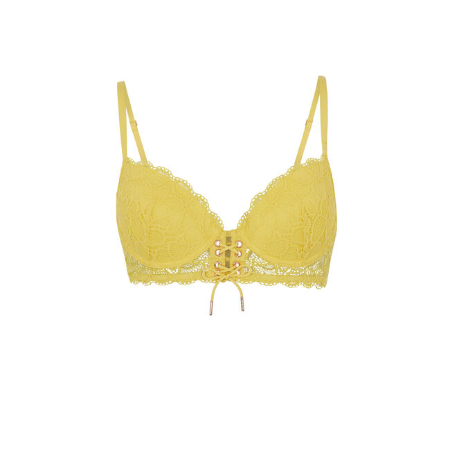 Soutien-gorge bustier ampli jaune sherifiz Soutien-gorge bustier ampli jaune sherifiz;